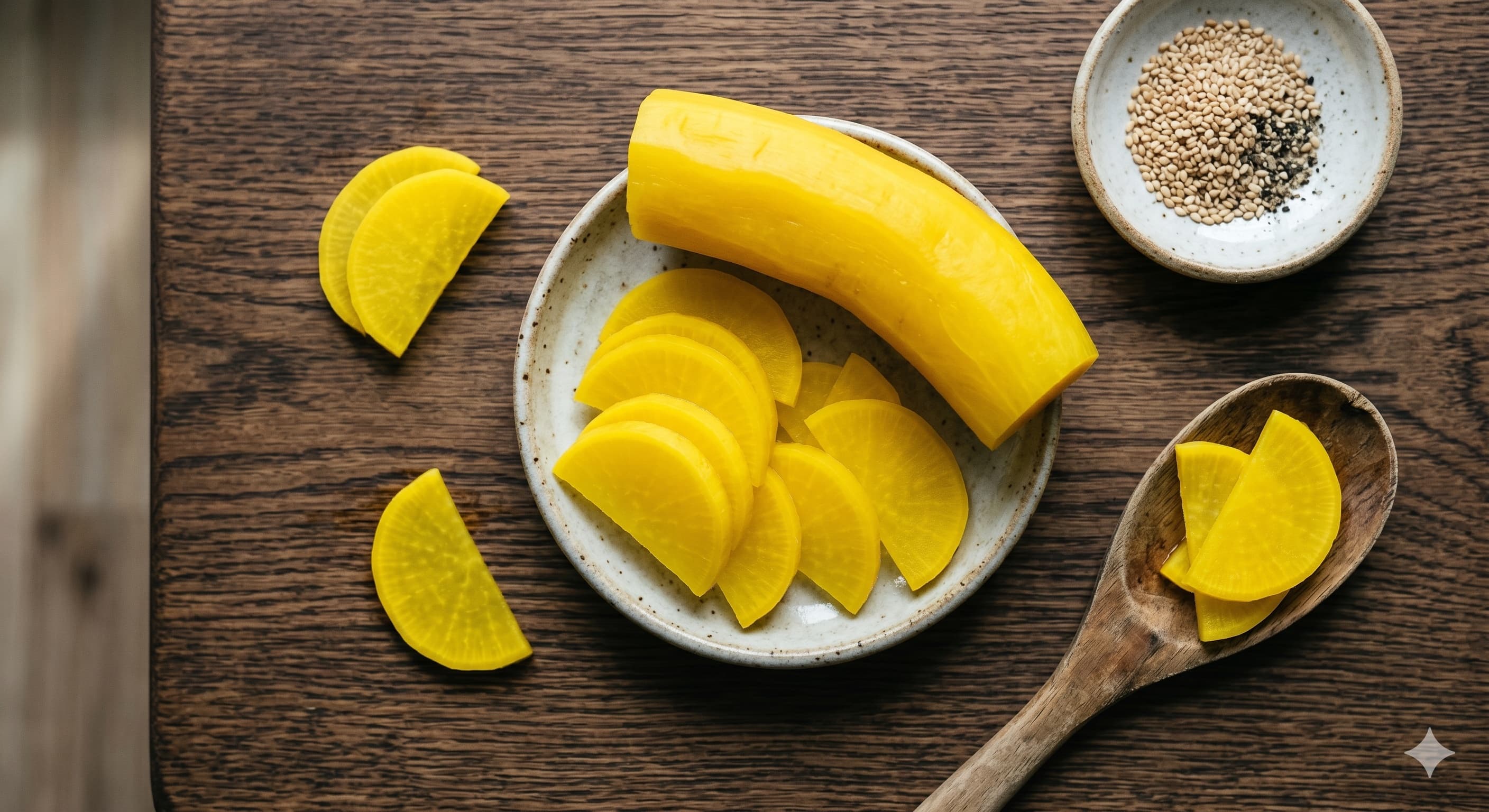 Pickled Yellow Radish (Danmuji) (단무지)