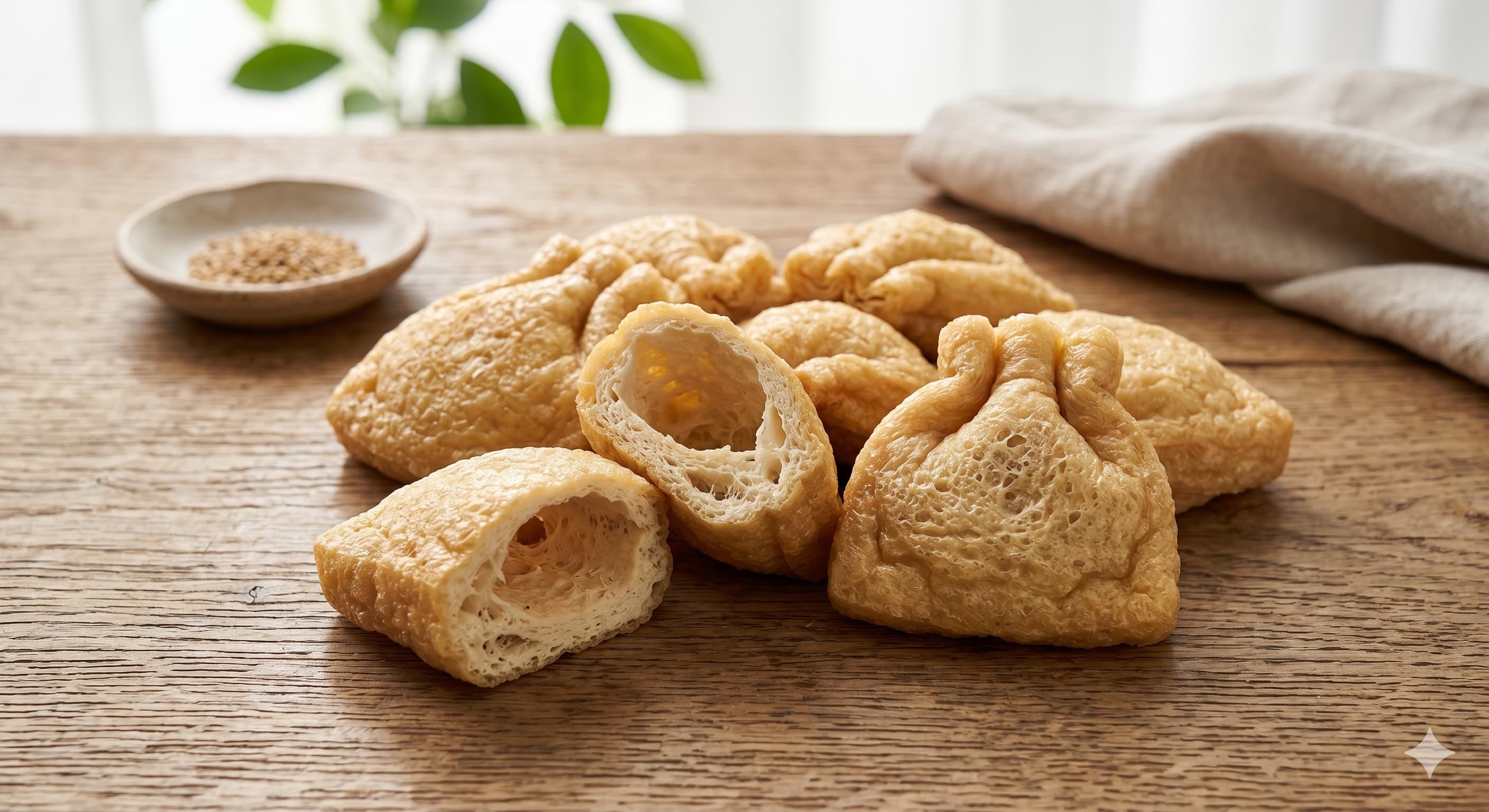 Fried Tofu Pouches (Aburaage) (유부)
